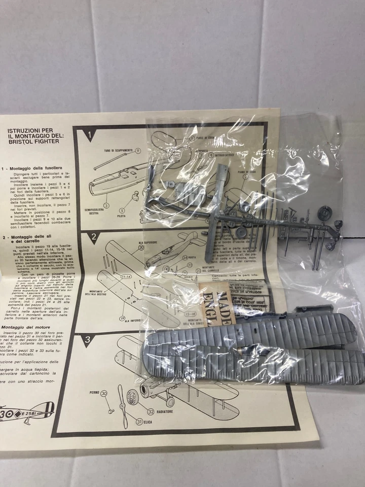 Airfix Kit di Montaggio 1:72 BRISTOL FIGHTER MOC Vintage - Immagine 1 di 1