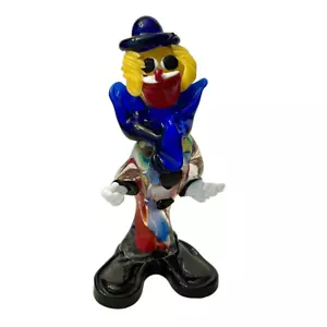 Vintage Murano Italien Kunstglas 8"" ZIRKUS CLOWN FIGUR Fratelli Pitau Skulptur - Bild 1 von 6