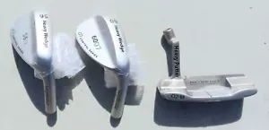 Boccieri Golf Short Game Package - Q2M Satin Putter, Sand 56*, Lob Wedge 60* - Picture 1 of 7