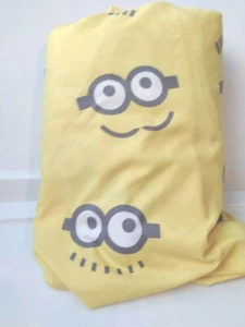 Despicable Me Minions Universal Studios Twin Fitted Bed Sheet Fabric Craft H46 - Picture 1 of 5