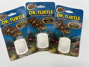 Zoo Med Dr Turtle 3 Pack Calcium Slow Release Block Supplement Water Conditioner - Picture 1 of 5