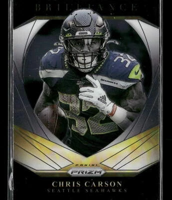 Chris Carson 2020 Panini Prizm #15 Brilliance Seattle Seahawks - Image 1 of 2