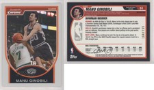 2007-08 Bowman Draft Picks & Stars Chrome Refractor /299 Manu Ginobili #51 HOF