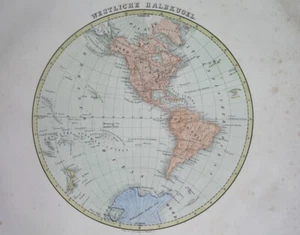 1848 ORIGINAL MAP UNITED STATES TEXAS FLORIDA CANADA CUBA MEXICO HAWAII NEW YORK - Picture 1 of 4