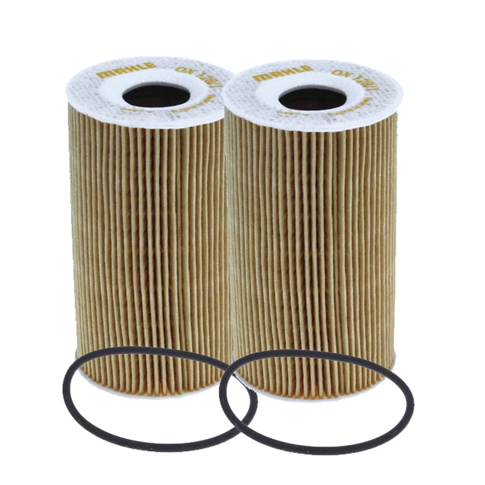 Juego de 2 pares de filtros de aceite de motor Mahle para Porsche 911 Cayenne Boxster Mercedes Foto 1 de 1