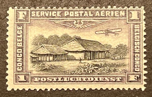 Travelstamps: Belgian Congo Air Mail Stamps #43 Scott #C2 Mint OG H - Picture 1 of 5