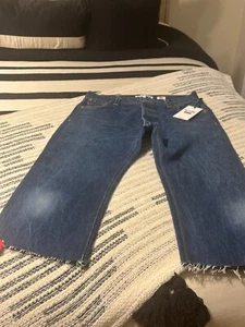 Levi’s Re/Done lange Jeansshorts – Authentic Reconstructed – Damengröße 26 - Bild 1 von 6