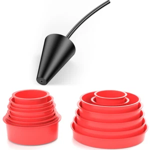 Kit surtido de enchufes de tapa blanda para máquina de humo EVAP para automóvil y adaptador de cono de arranque de admisión - Imagen 1 de 18