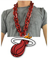 New NBA MIAMI HEAT BIG Fan Chain Necklace 3D Foam