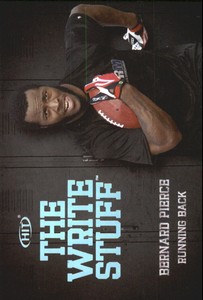 2012 SAGE HIT Write Stuff #WS17 Bernard Pierce