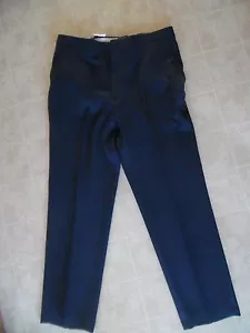 Pantaloni eleganti Haggar Black Label Ht grigi 36 x 32 piatti vestibilità rilassata antirughe - Foto 1 di 3