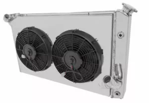 1973-1976 Corvette Radiator Bundle Aluminum Fan Shroud, Fan(s) & Relay DPI 478 - Picture 1 of 4