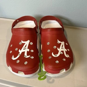 Crocs Alabama Roll Tide klassische Clogs Herren Größe 9 209582-100 BRANDNEU - Bild 1 von 8