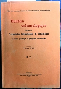 (Geologia) BULLETIN VOLCANOLOGIQUE - TOME XXX - Napoli 1967 - Imagen 1 de 1