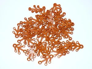 NEW LEGO X40 Small Dark Orange 4 x 3 Tree Leaf Branch limb Forest castle market - Picture 1 of 1
