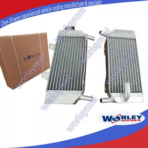 Aluminum Radiator CRF250R CRF250X CRF250 2004-2009 For HONDA Left & Right Sides - Picture 1 of 7