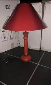 Lampe rouge bordeaux 52 cm - Imagen 1 de 7