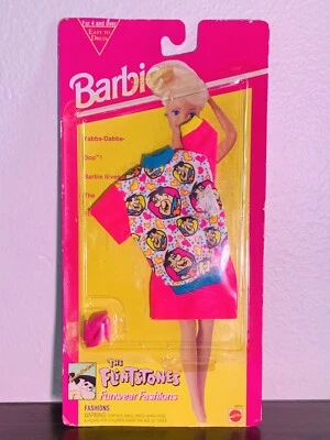 MATTEL BARBIE DOLL 1993-THE FLINTSTONES FUNWEAR FASHIONS - Image 1 of 2