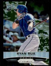 2015 Panini Prizm Camo RC Ryan Rua 048/199 Texas Rangers