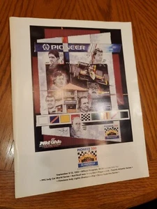 1993 PIONEER 200 MID-OHIO PPG CART CHAMP CAR RACE PROGRAMME EMERSON FITTIPALDI - Picture 1 of 2