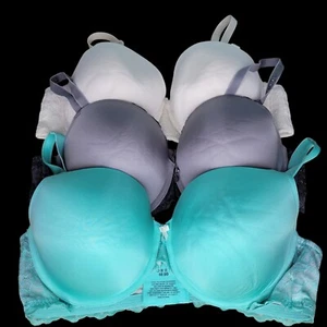 Lot Of 3 Torrid 40DD Bras Padded Push-up Lace Convertible Strapless Multi-Way - Picture 1 of 8
