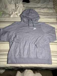 Nike Cowl Neck Sweatshirt Pullover Kids Size Large blue/purple color - Picture 1 of 3