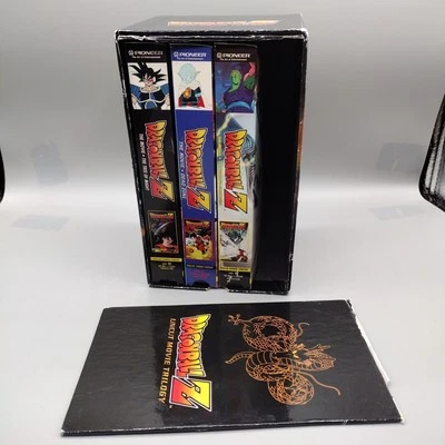 Dragon Ball Z Uncut Movie Trilogy VHS Box Set English Dub All Tapes with Box - Image 1 of 4