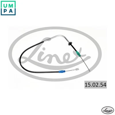 CABLE PULL PARKING BRAKE 15.02.54 FOR FORD TRANSIT/Bus/Platform/Chassis/Van 2.4L - Image 1 of 4