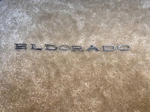 61 62 63 64 65 66 NEW CADILLAC ELDROADO TRUNK LETTER EMBLEMS 1961 1962 1963 1964 - Bild 1 von 3