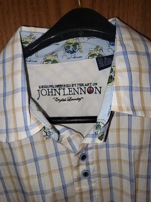Juego de 9 camisas de lavandería inglesas John Lennon Imagine XL. Obtienes todo esto. Foto 1 de 4