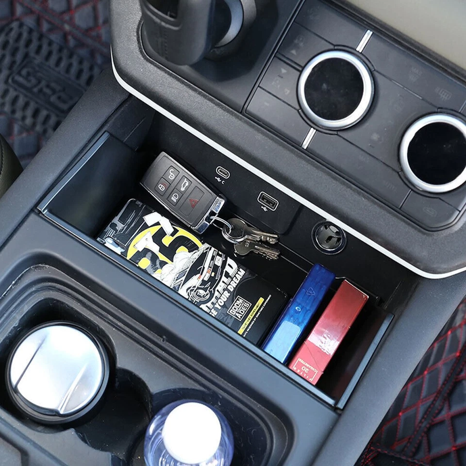 For 2020-2023 Land Rover Defender 90 110 Center Console Storage Box Phone Holder Foto 1 de 4