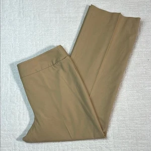 Ann Taylor Loft Petites Stretch khaki flat front dress pants 10P - Picture 1 of 11