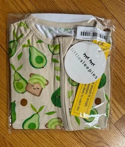 Little Sleepies Avocado Toast 3T Shorty Reißverschluss Neu Neu Neu im Karton - Bild 1 von 1