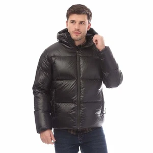 Men's Coat Belstaff Down Filled Ripstop Resolve Jacket in Black - Picture 1 of 4