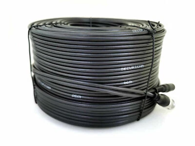 CAVO CCTV 100M BNC CAVO ALIMENTAZIONE VIDEO PER HIKVISION & SWANN YALE HILOOK SECURICAM