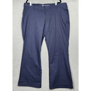 DICKIES Pants Womens Size 22 REG Blue Slim Fit Flare Leg Measure 42X31" NWT - Picture 1 of 14