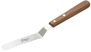 Offset Spatula with 4.5-Inch Stainless Steel Blade Wood Handle, Flexible Spatula - Picture 1 of 1