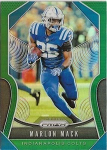 V11) 2019 Panini Prizm Marlon Mack Green Prizm SP Indianapolis Colts - Imagen 1 de 1