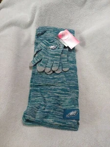 Colorblend Philadelphia Eagles Scarf And Gloves Nfl Texting Tips color blend - Picture 1 of 5