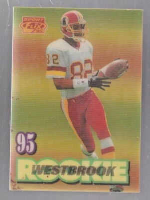 1995 PINNACLE SPORT FLIX FOOTBALL #121 MICHAEL WESTBROOK RC - NM/MT - Image 1 of 2