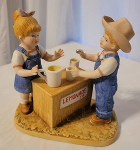 1999 Home Interior Denim Days " Fresh Lemonade" Figur - Bild 1 von 5