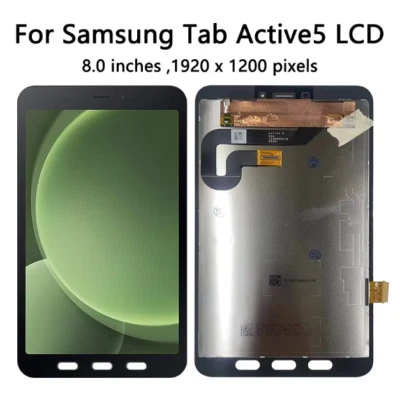 For Samsung Galaxy Tab Active5 X300 X306B LCD Display Replacement 8.0" Black - Image 1 of 3