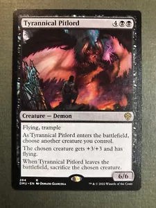 MTG - Tyrannical Pitlord Extended Art English Dominaria United NM Pack Fresh! - Picture 1 of 6