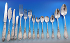 Tulipe Tulip by Boulenger French 950 Sterling Silver Flatware Service Set 214 pc