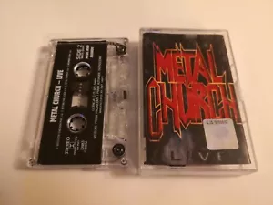 Metal Church - Live cassette MC Metallica Exodus Iron Maiden Manowar Anthrax - Picture 1 of 5