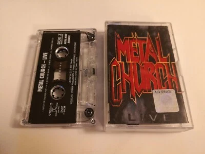 Metal Church - Live cassette MC Metallica Exodus Iron Maiden Manowar Anthrax - Image 1 of 4