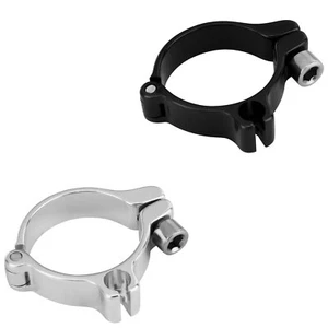 ORIGINAL! ALLOY CLAMP-ON SINGLE CABLE HOUSING STOP DIFFERENT COLORS & SIZES - Picture 1 of 3