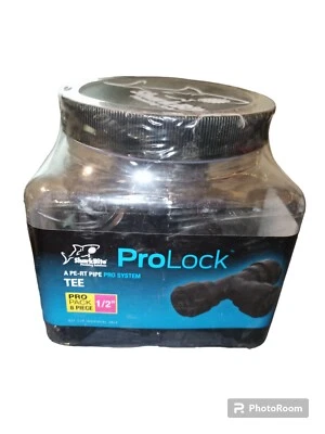 SharkBite Prolock 1/2 in. Push-to-Connect Plastic Tee Fitting 8 Piece Pro Pack - Image 1 of 3