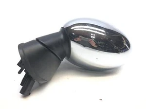 2002 - 2008 Mini Cooper S Model Left Drivers Side Power Door Mirror Chrome Cover - Picture 1 of 9