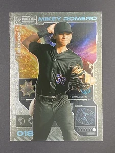 Mikey Romero Rookie 2023 Skybox Metal Universe Champions #18 Boston Red Sox - Picture 1 of 3